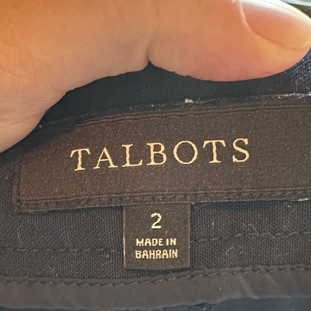 Talbots Navy Slacks - Picture 3 of 7